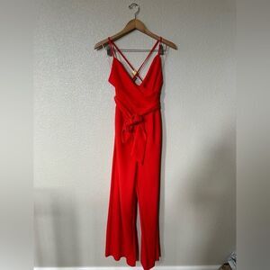Charlotte Ruse Red/Orange String Pant Suit Size S